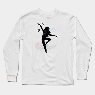Daydream Out Loud - Dancer Silhouette 2 Long Sleeve T-Shirt